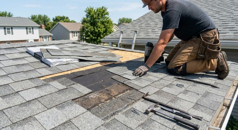 Composite Roof Repair In Berthoud