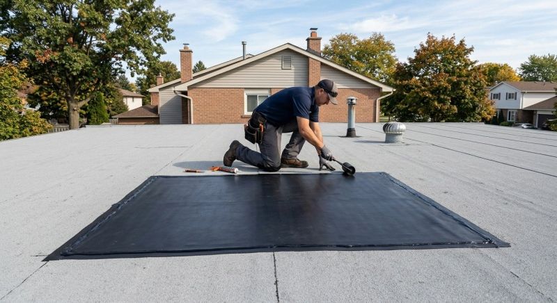 Repairing Single Ply Roof Leaks