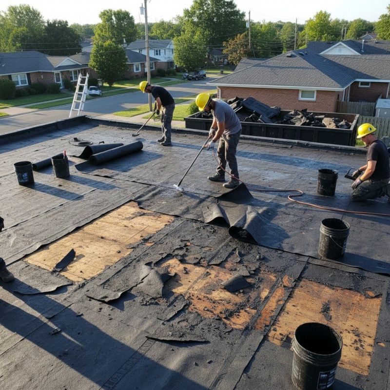 Repairing Single Ply Roof Leaks