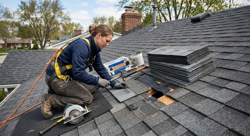 Composite Roof Repair In Berthoud